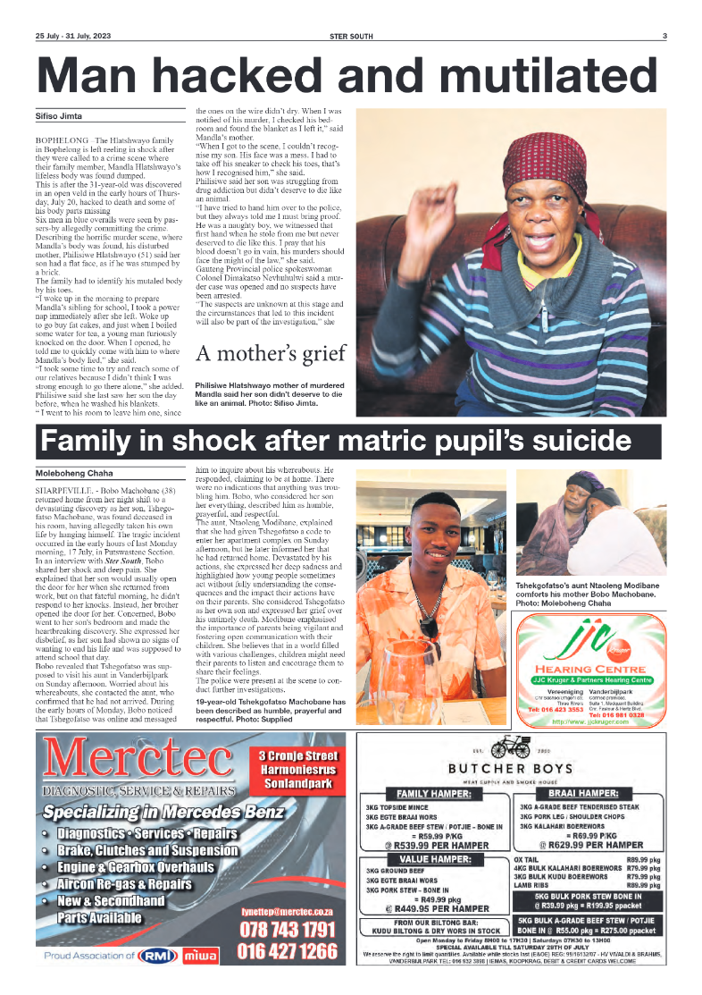 STER SOUTH 25 July – 31 July, 2023 page 3