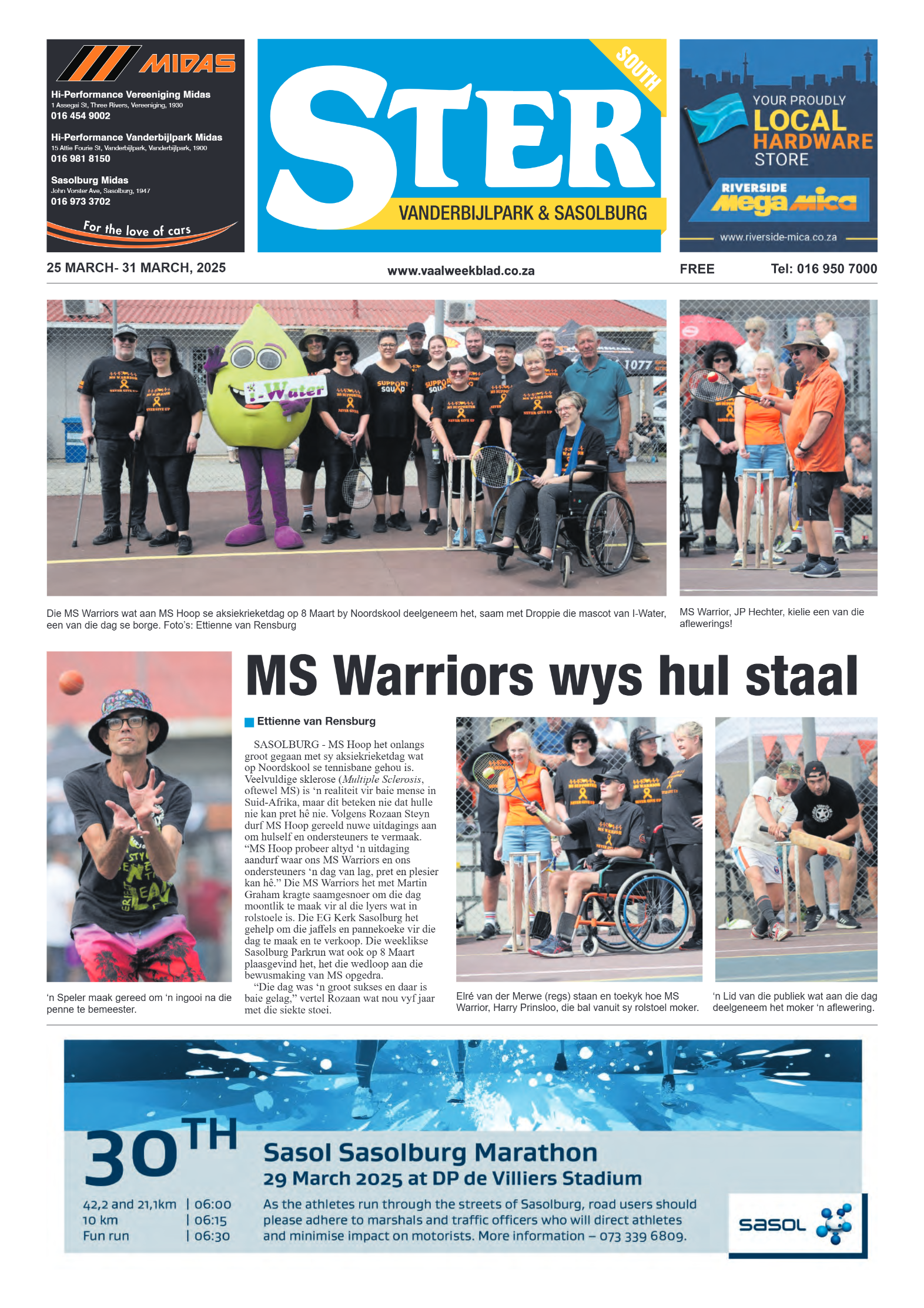 STER SOUTH 25 MARCH – 31 MARCH, 2025 page 1