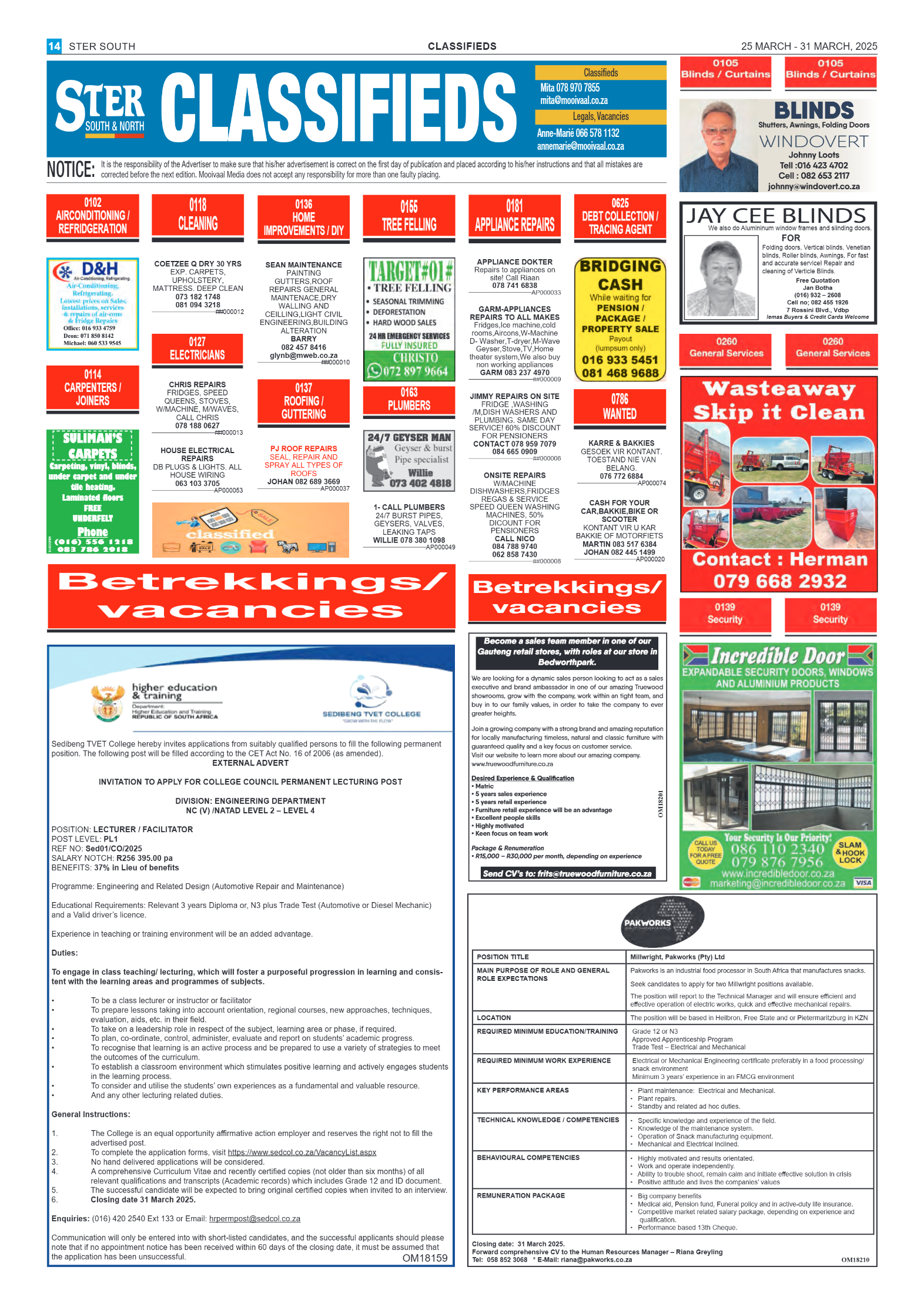 STER SOUTH 25 MARCH – 31 MARCH, 2025 page 14