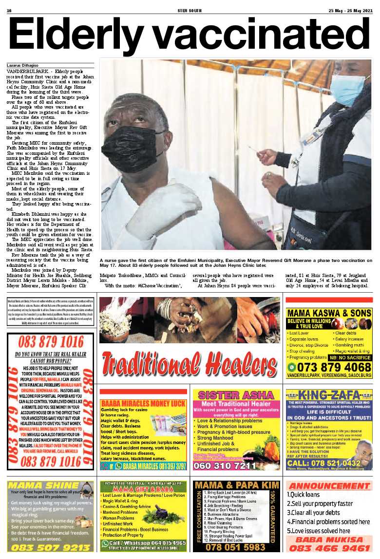STER SOUTH 25 May – 28 May 2021 page 16