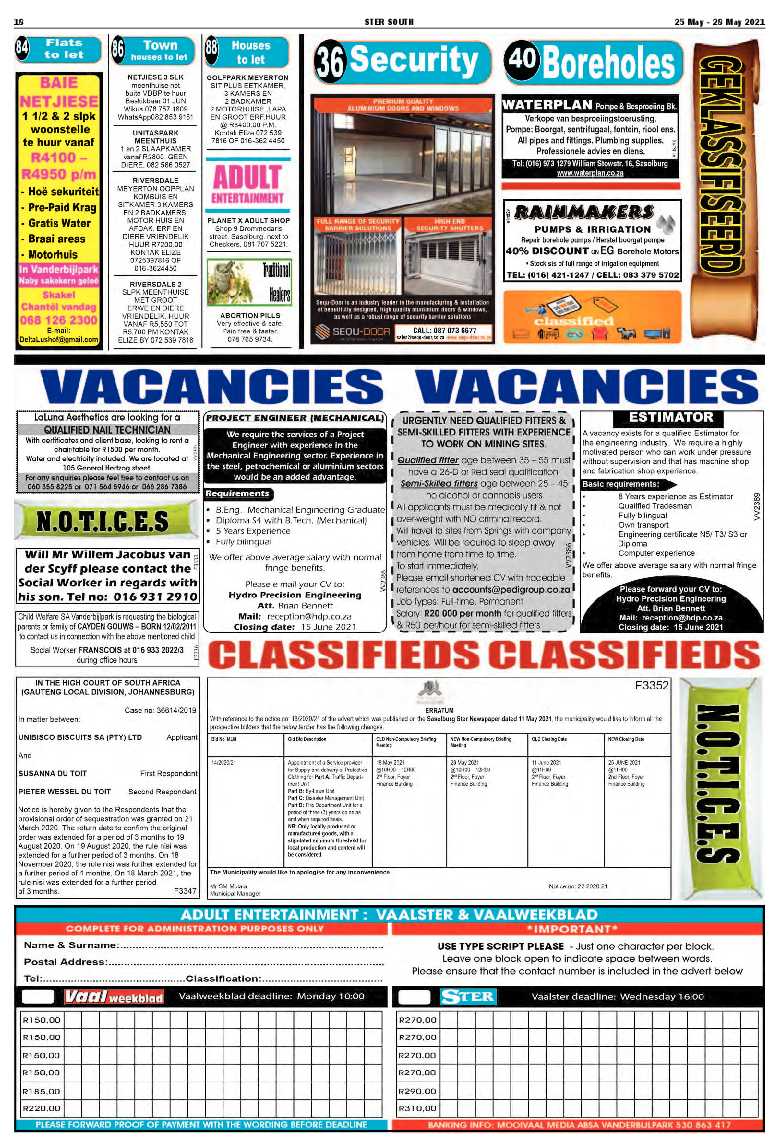 STER SOUTH 25 May – 28 May 2021 page 18