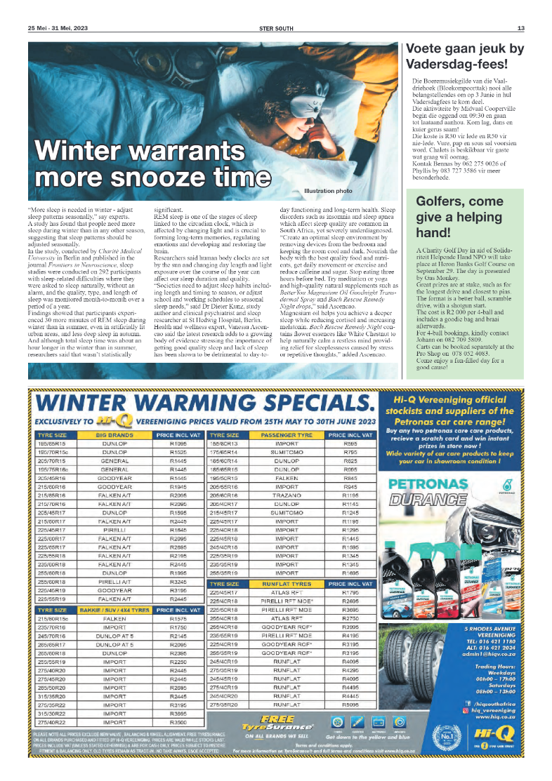 STER SOUTH 25 Mei – 31 Mei, 2023 page 13
