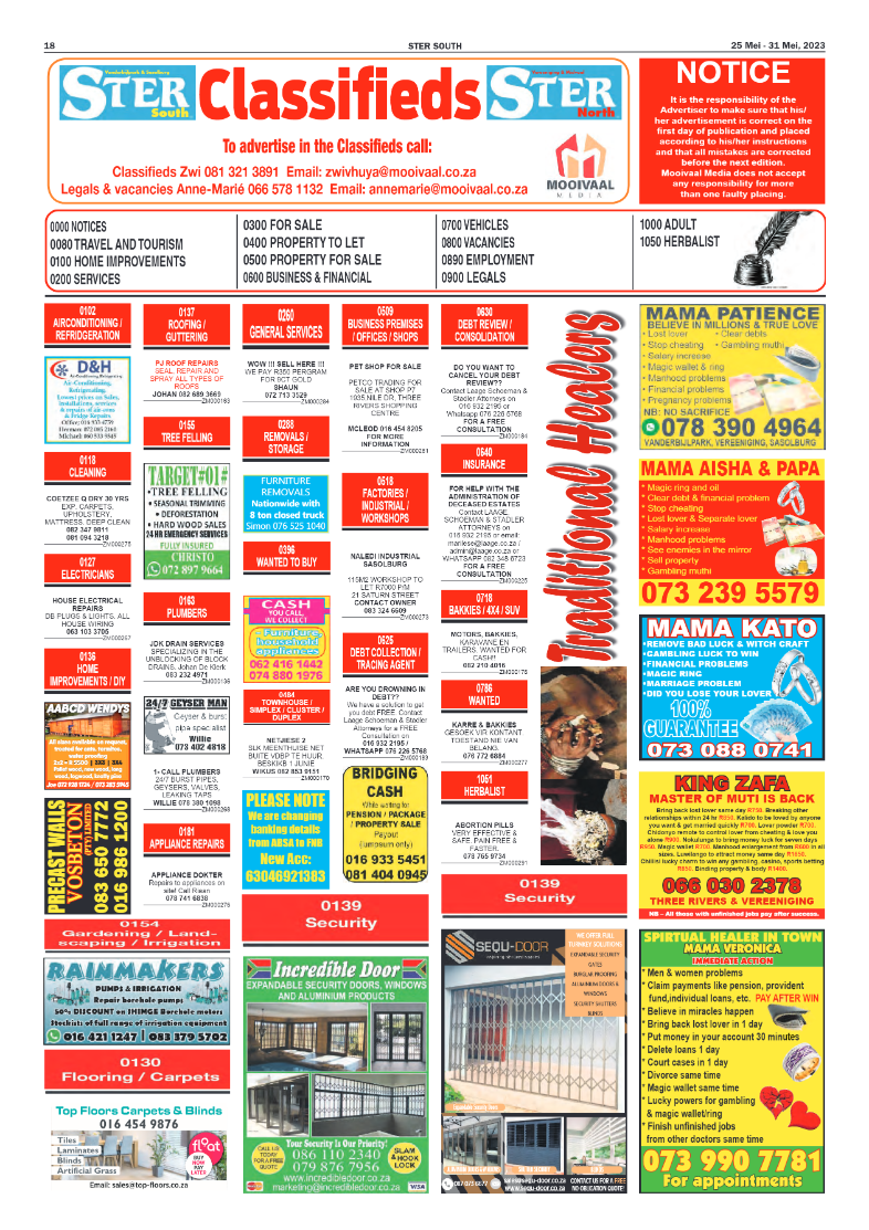 STER SOUTH 25 Mei – 31 Mei, 2023 page 18