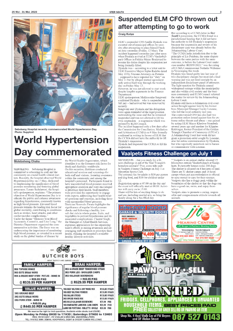 STER SOUTH 25 Mei – 31 Mei, 2023 page 3