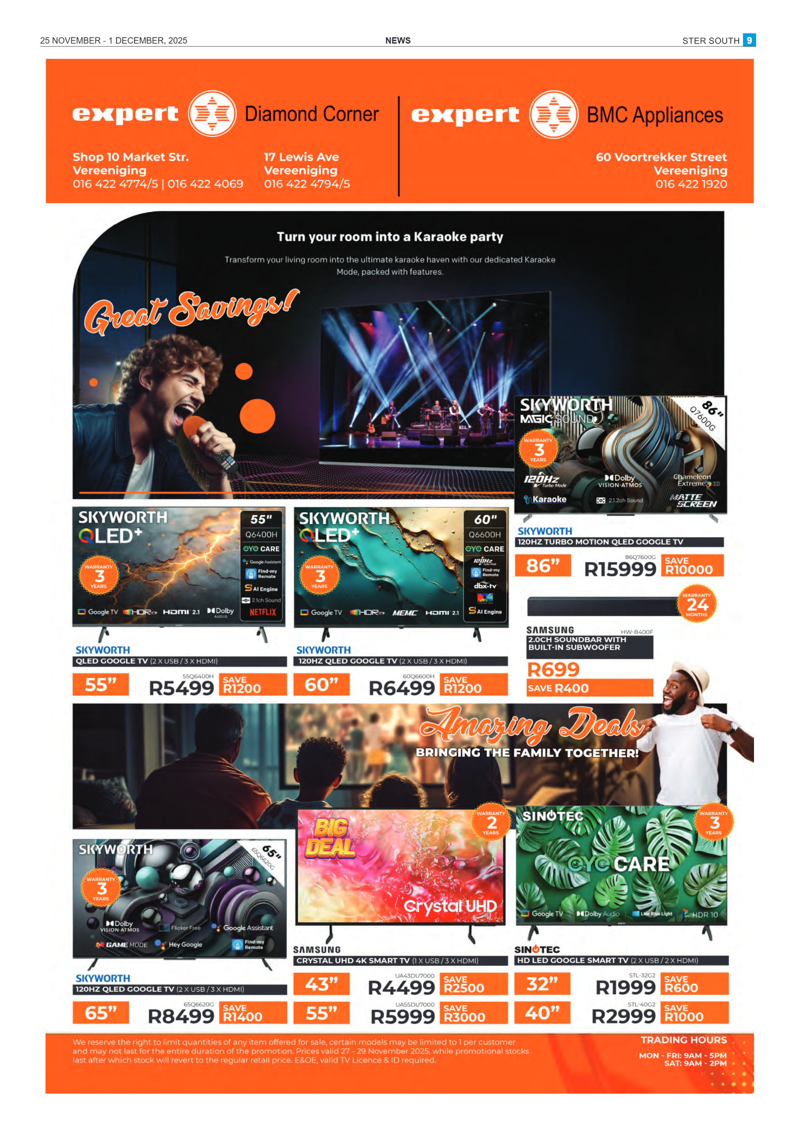 STER SOUTH 25 NOVEMBER – 1 DECEMBER, 2025 page 11