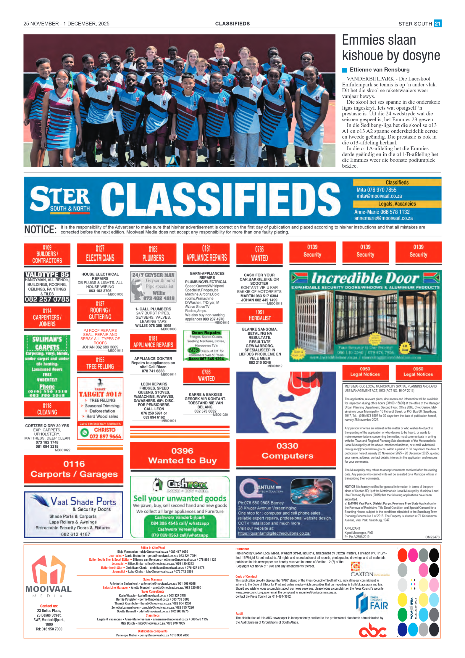 STER SOUTH 25 NOVEMBER – 1 DECEMBER, 2025 page 23