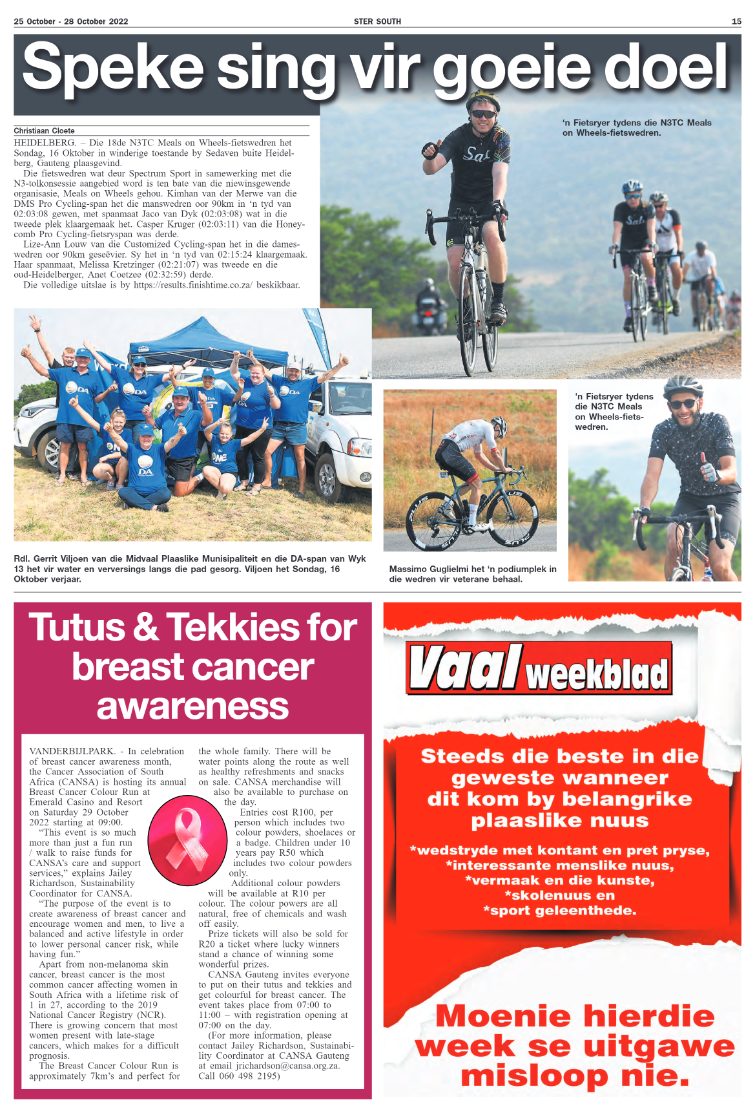 STER SOUTH 25 October – 28 October 2022 page 17