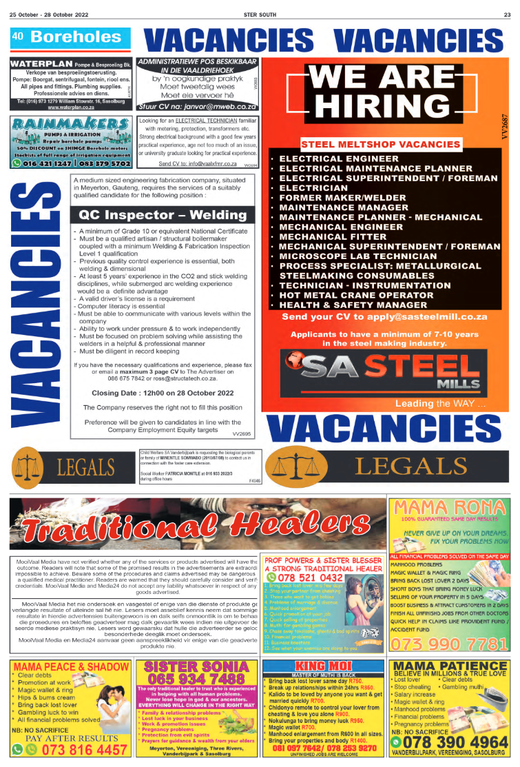 STER SOUTH 25 October – 28 October 2022 page 23