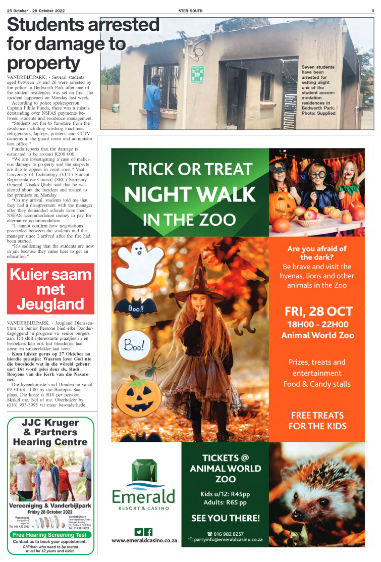 STER SOUTH 25 October – 28 October 2022 page 5