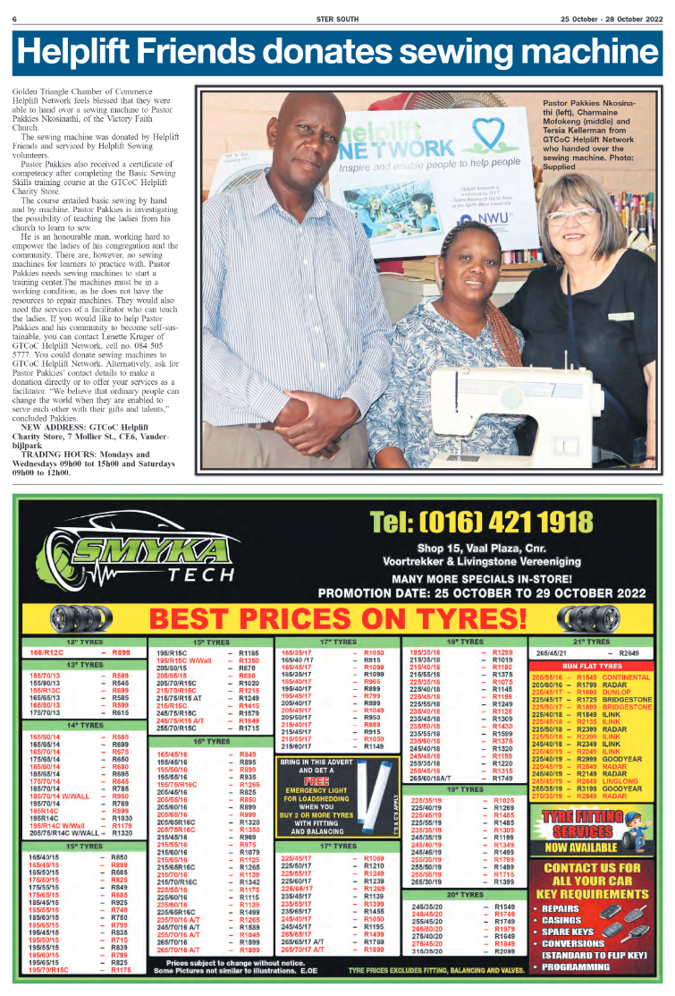 STER SOUTH 25 October – 28 October 2022 page 6