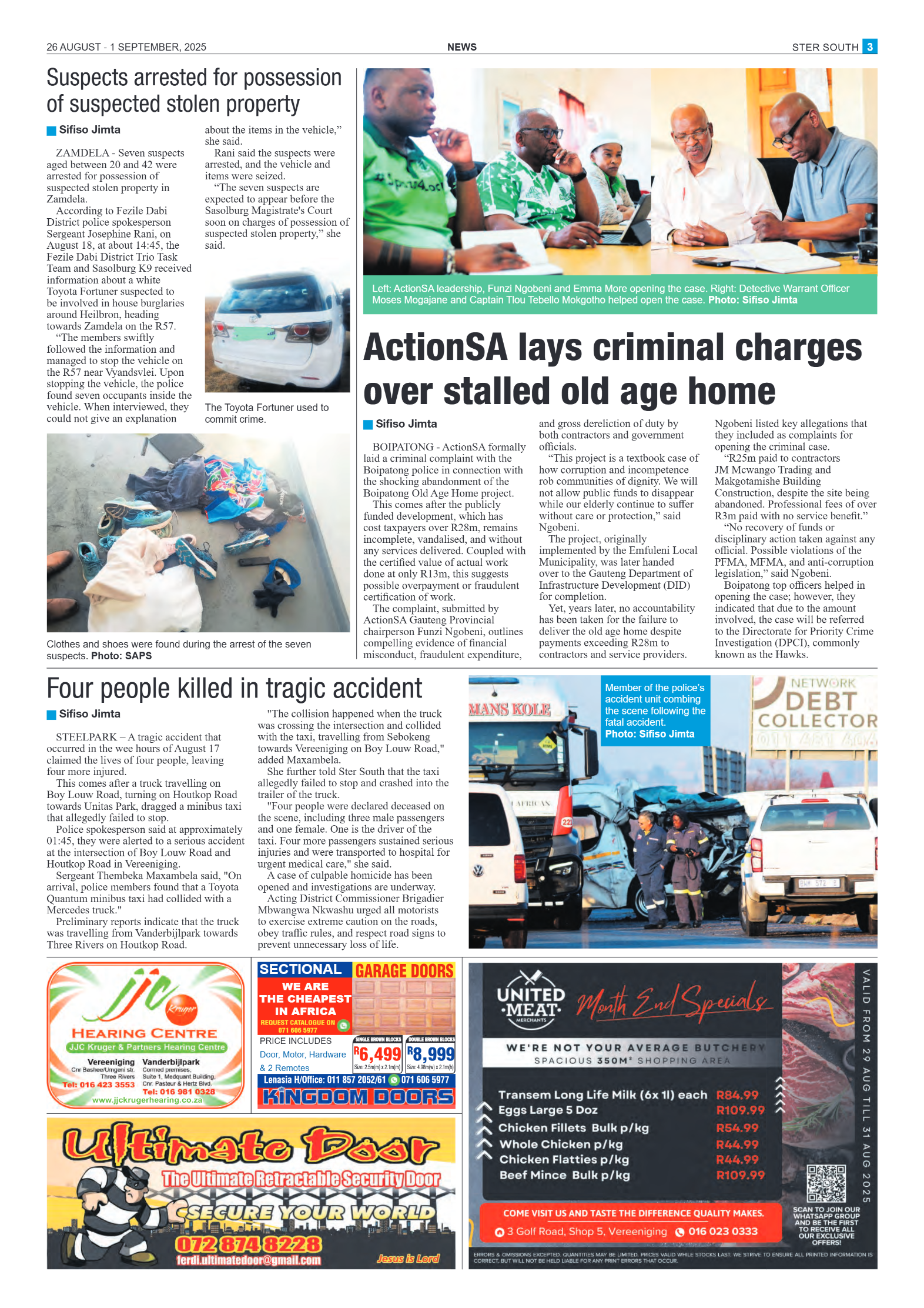 STER SOUTH 26 AUGUST – 1 SEPTEMBER, 2025 page 3