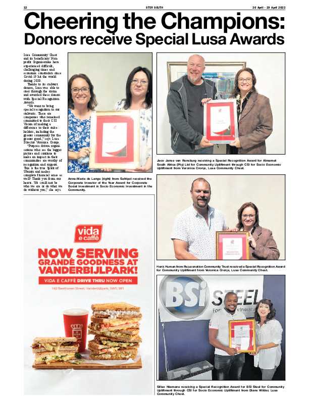 STER SOUTH 26 April – 29 April 2022 page 12
