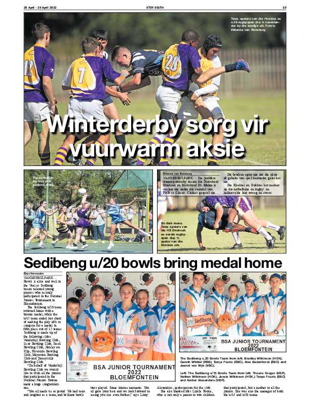 STER SOUTH 26 April – 29 April 2022 page 18