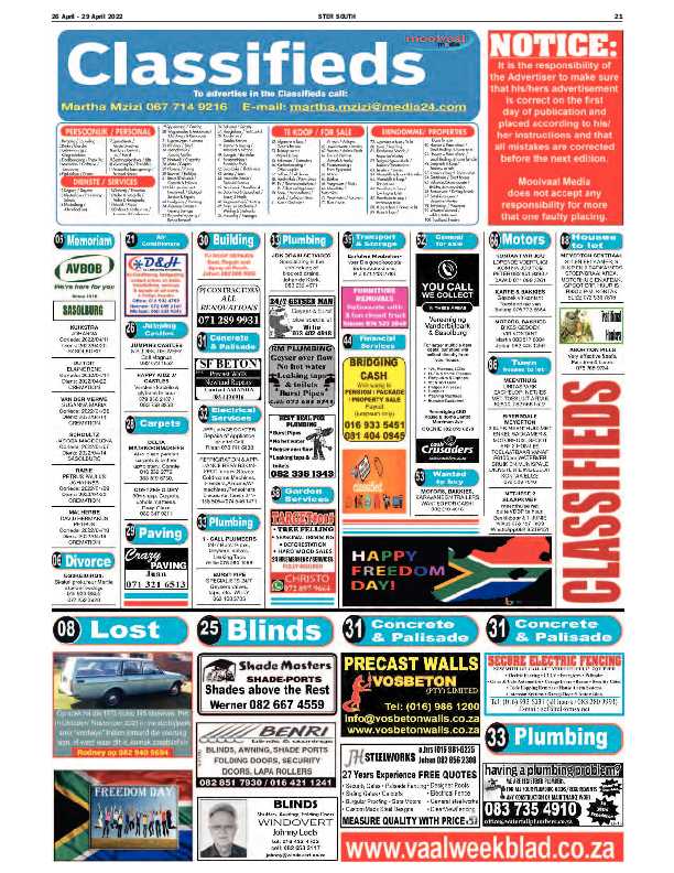 STER SOUTH 26 April – 29 April 2022 page 21