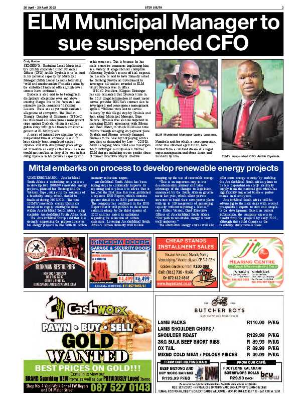 STER SOUTH 26 April – 29 April 2022 page 3