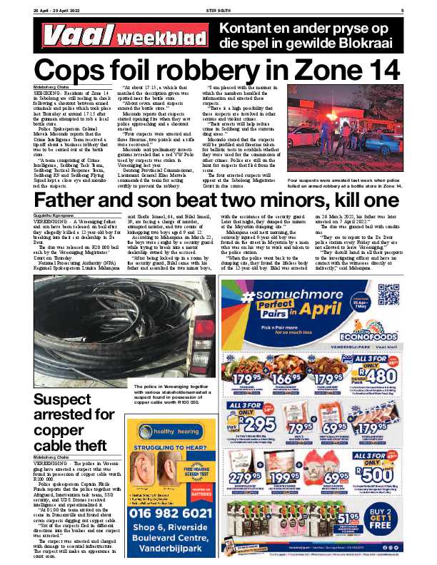 STER SOUTH 26 April – 29 April 2022 page 5