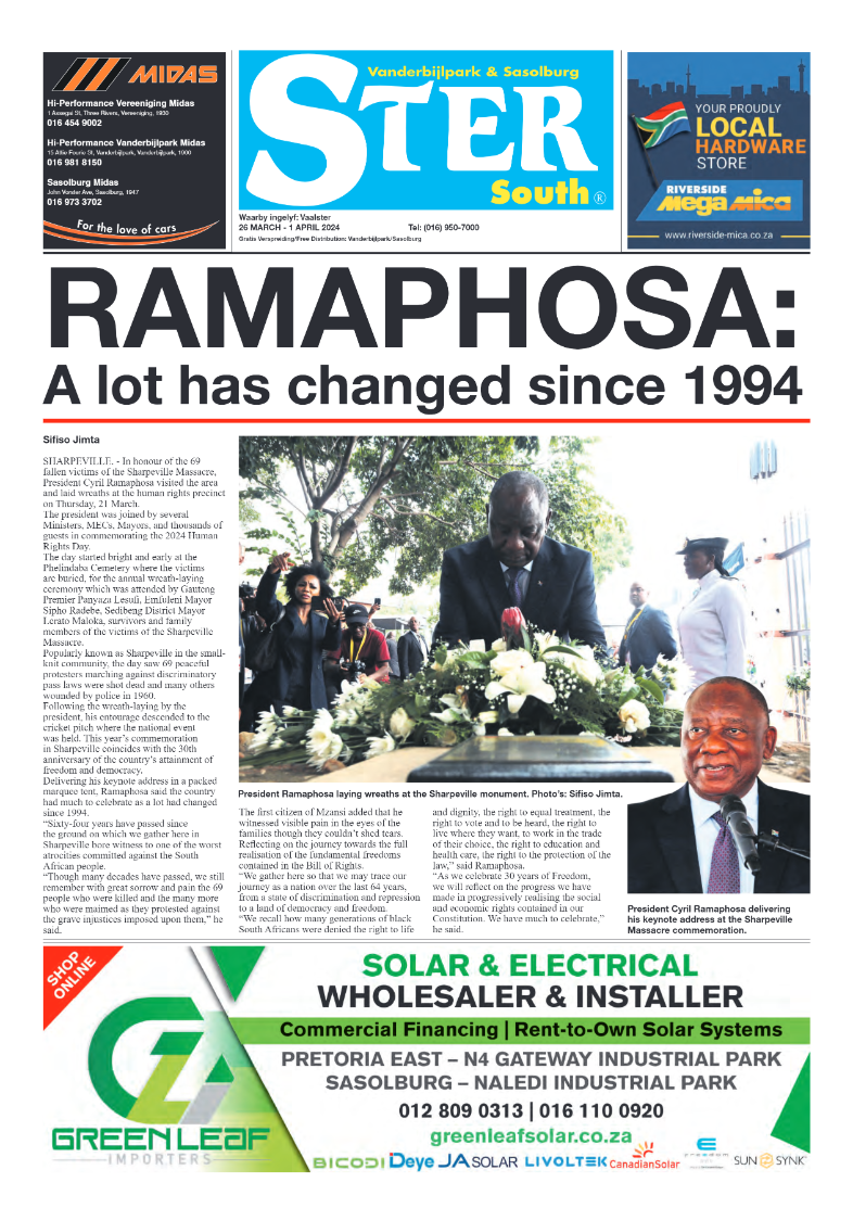 STER SOUTH 26 March – 1 April, 2024 page 1