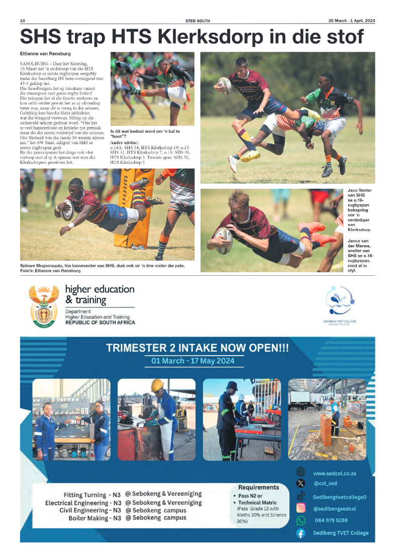 STER SOUTH 26 March – 1 April, 2024 page 10