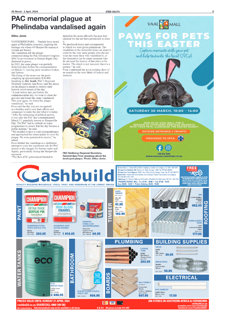 STER SOUTH 26 March – 1 April, 2024 page 5