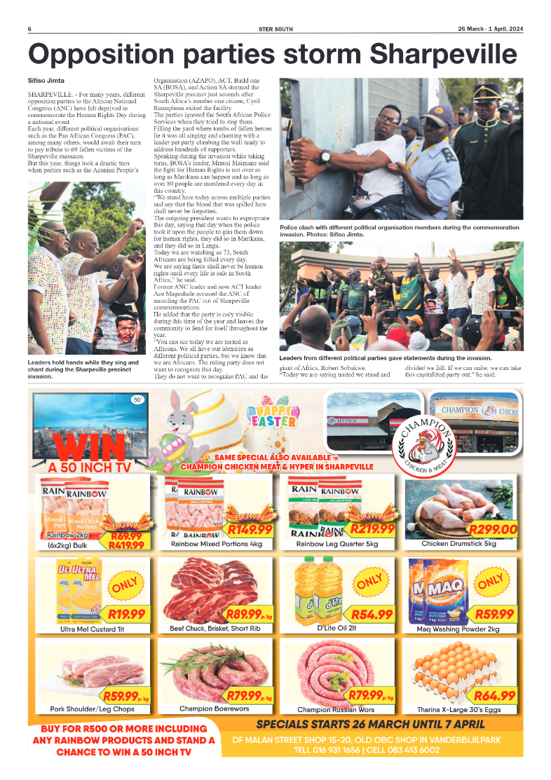 STER SOUTH 26 March – 1 April, 2024 page 6