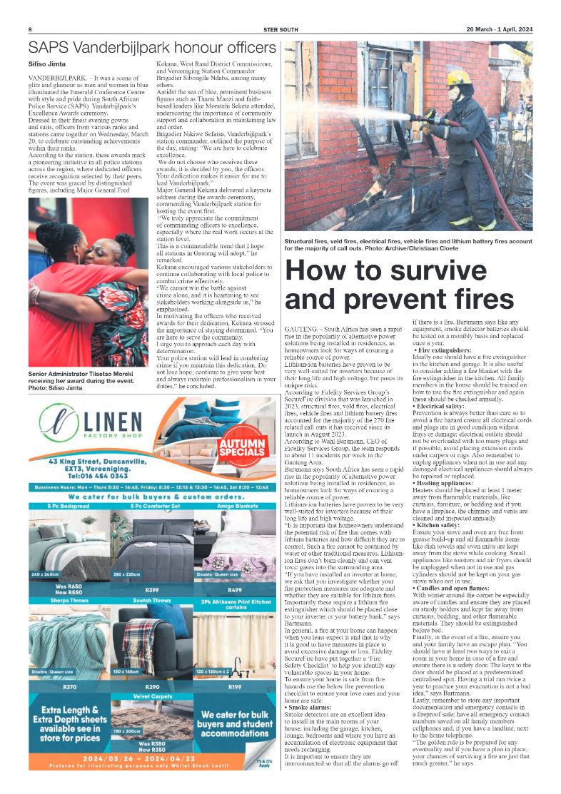 STER SOUTH 26 March – 1 April, 2024 page 8