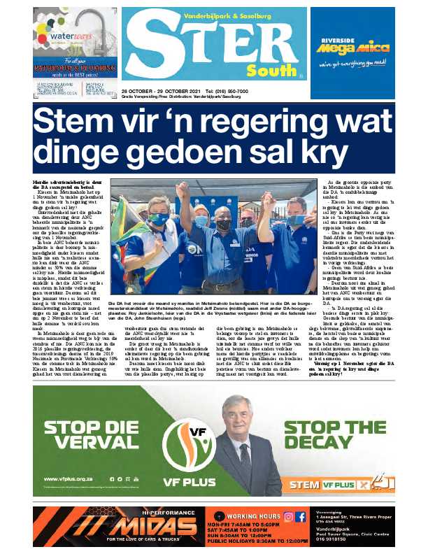 STER SOUTH 26 October – 29 October 2021 page 1