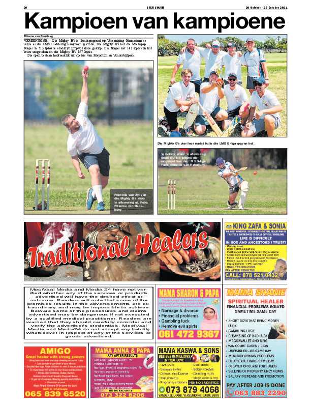 STER SOUTH 26 October – 29 October 2021 page 20