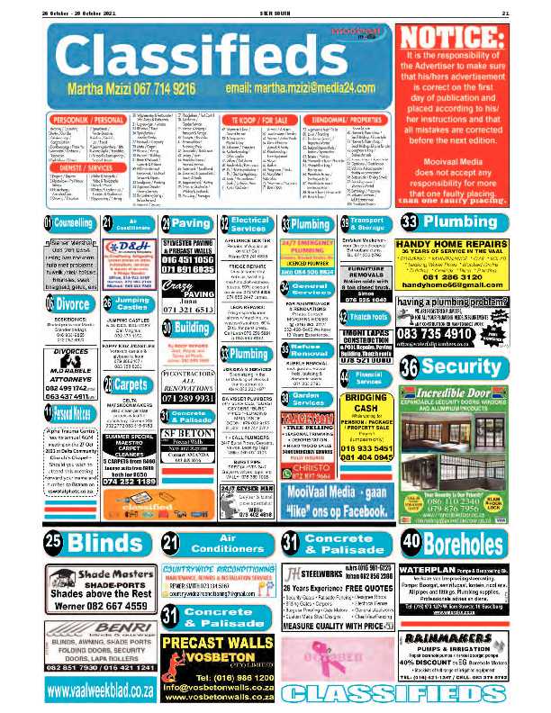 STER SOUTH 26 October – 29 October 2021 page 21