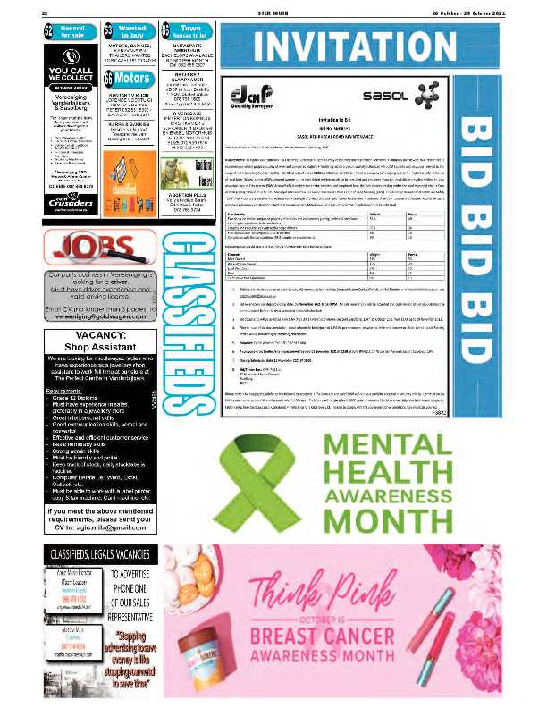 STER SOUTH 26 October – 29 October 2021 page 22