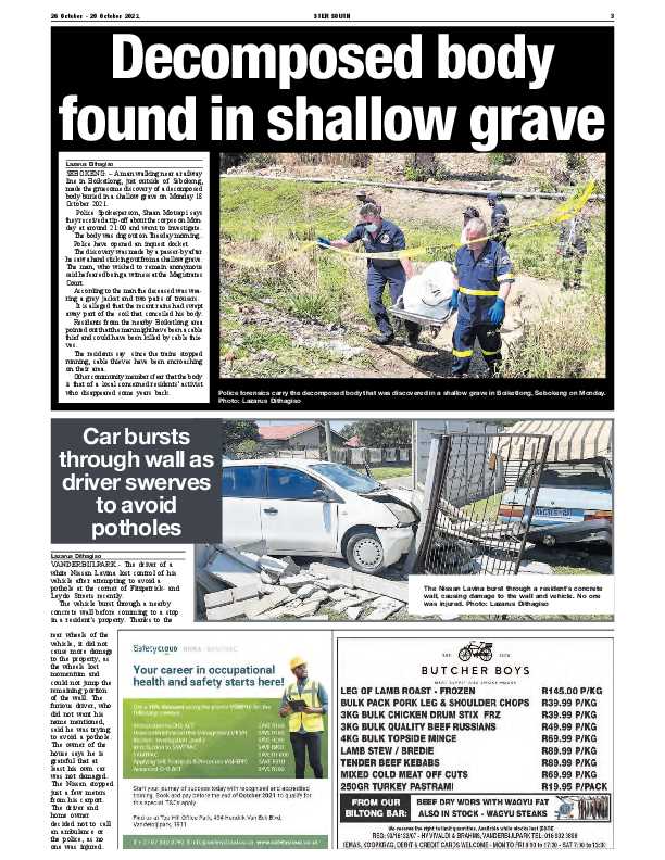 STER SOUTH 26 October – 29 October 2021 page 3
