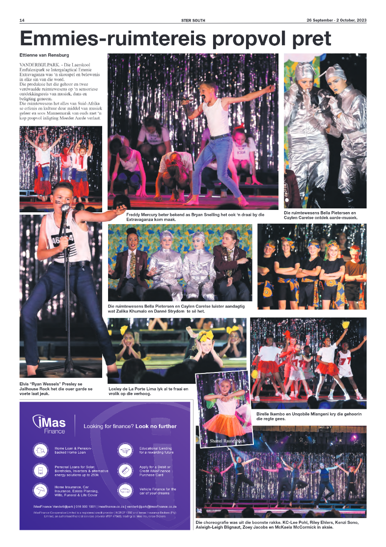 STER SOUTH 26 September – 2 October, 2023 page 14