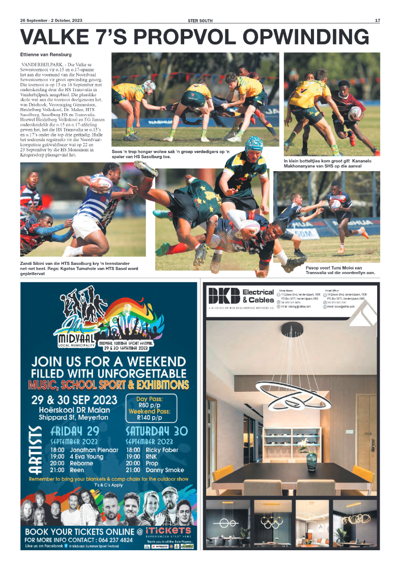STER SOUTH 26 September – 2 October, 2023 page 17