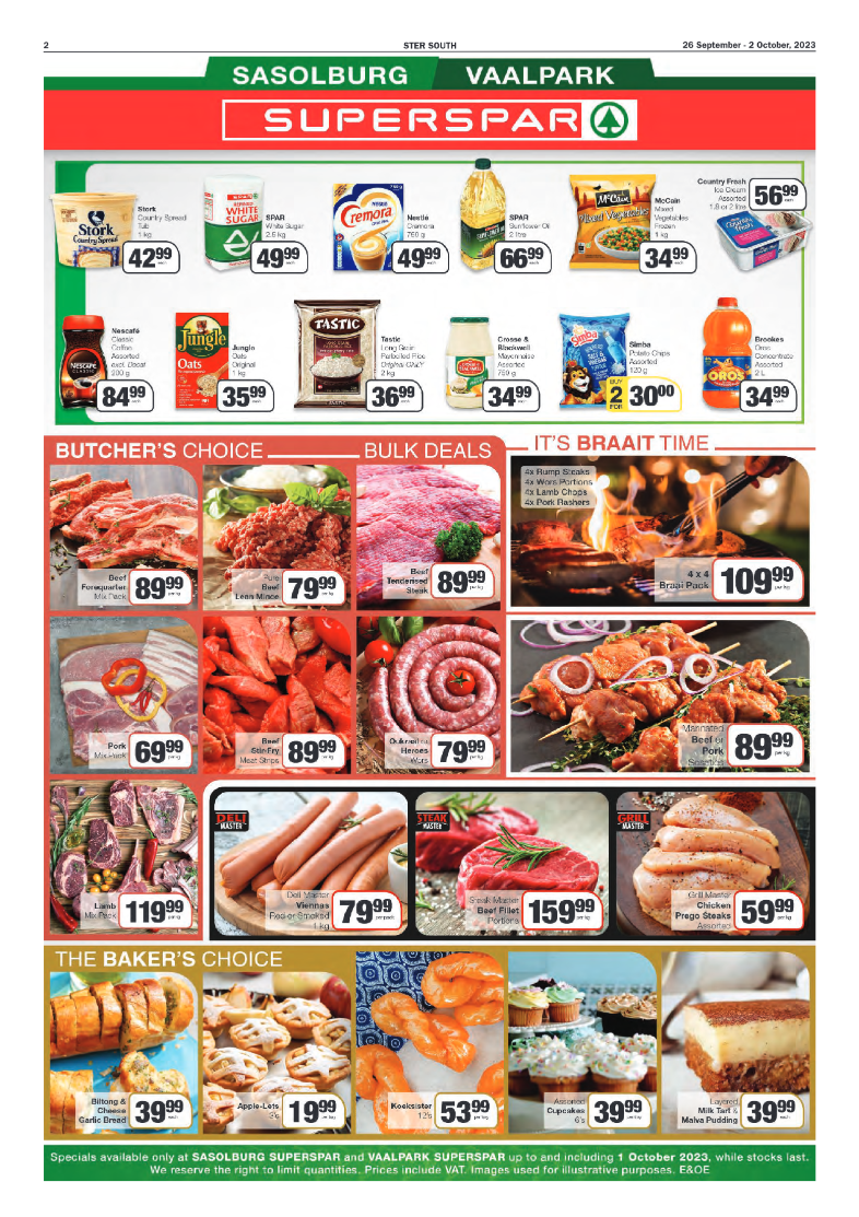 STER SOUTH 26 September – 2 October, 2023 page 2