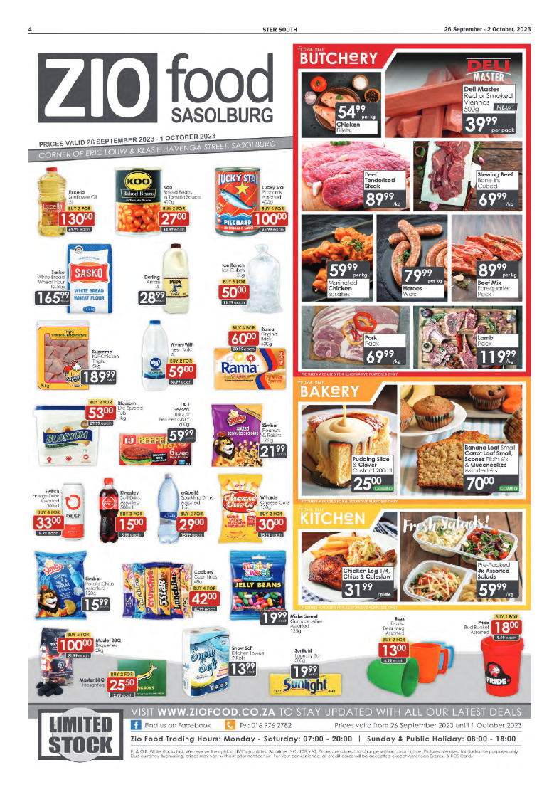 STER SOUTH 26 September – 2 October, 2023 page 4