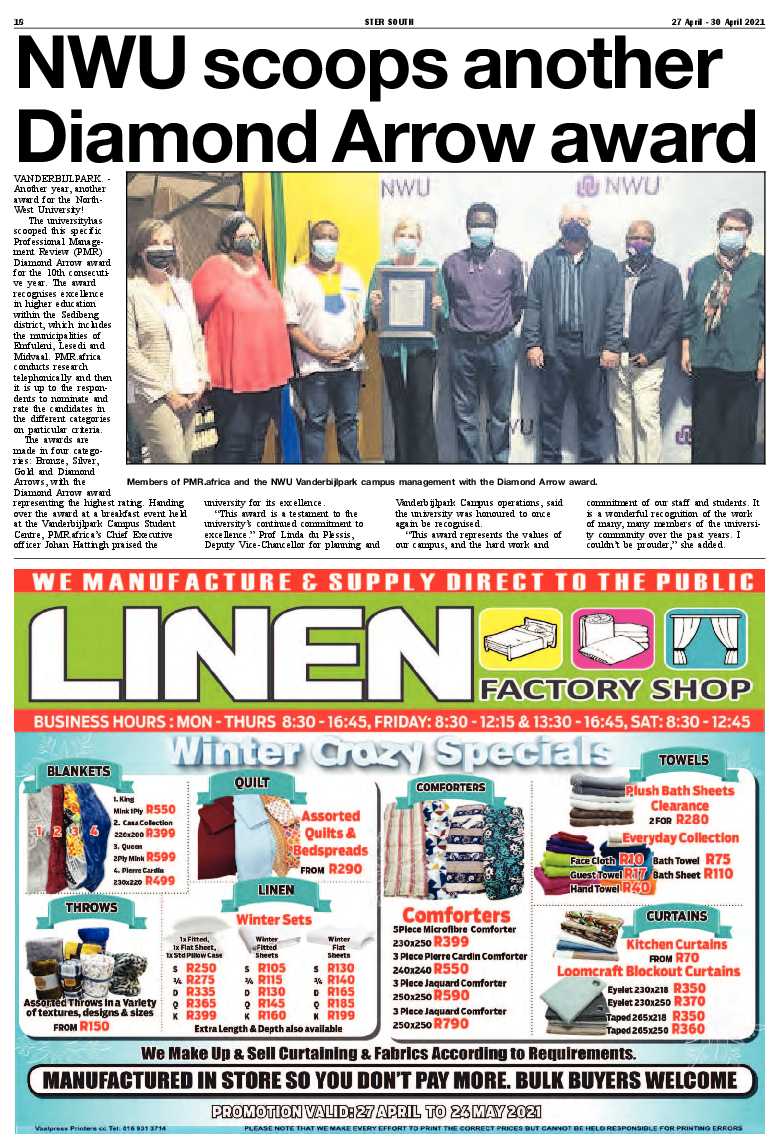 STER SOUTH 27 April – 30 April 2021 page 18