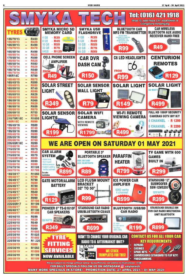 STER SOUTH 27 April – 30 April 2021 page 6