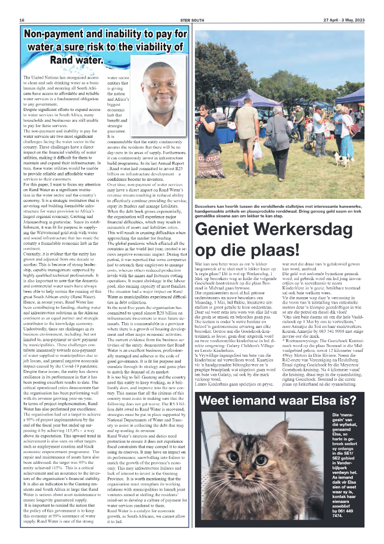 STER SOUTH 27 April – 3 May, 2023 page 16