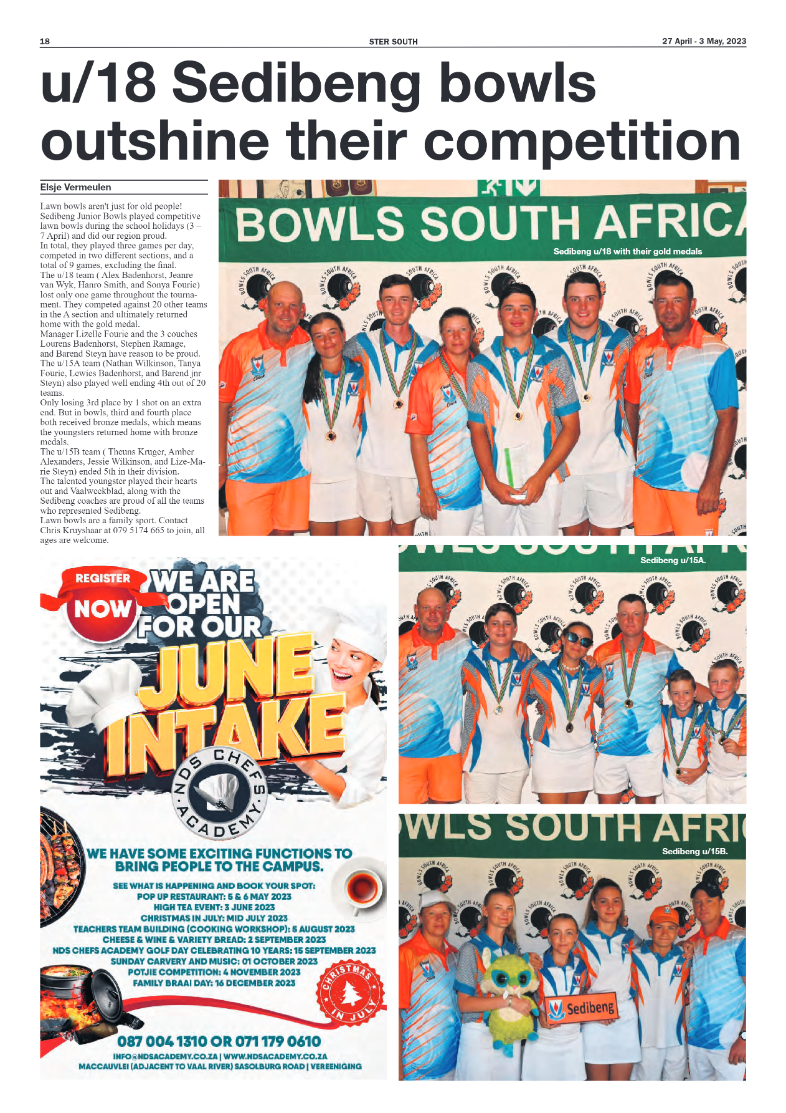 STER SOUTH 27 April – 3 May, 2023 page 18