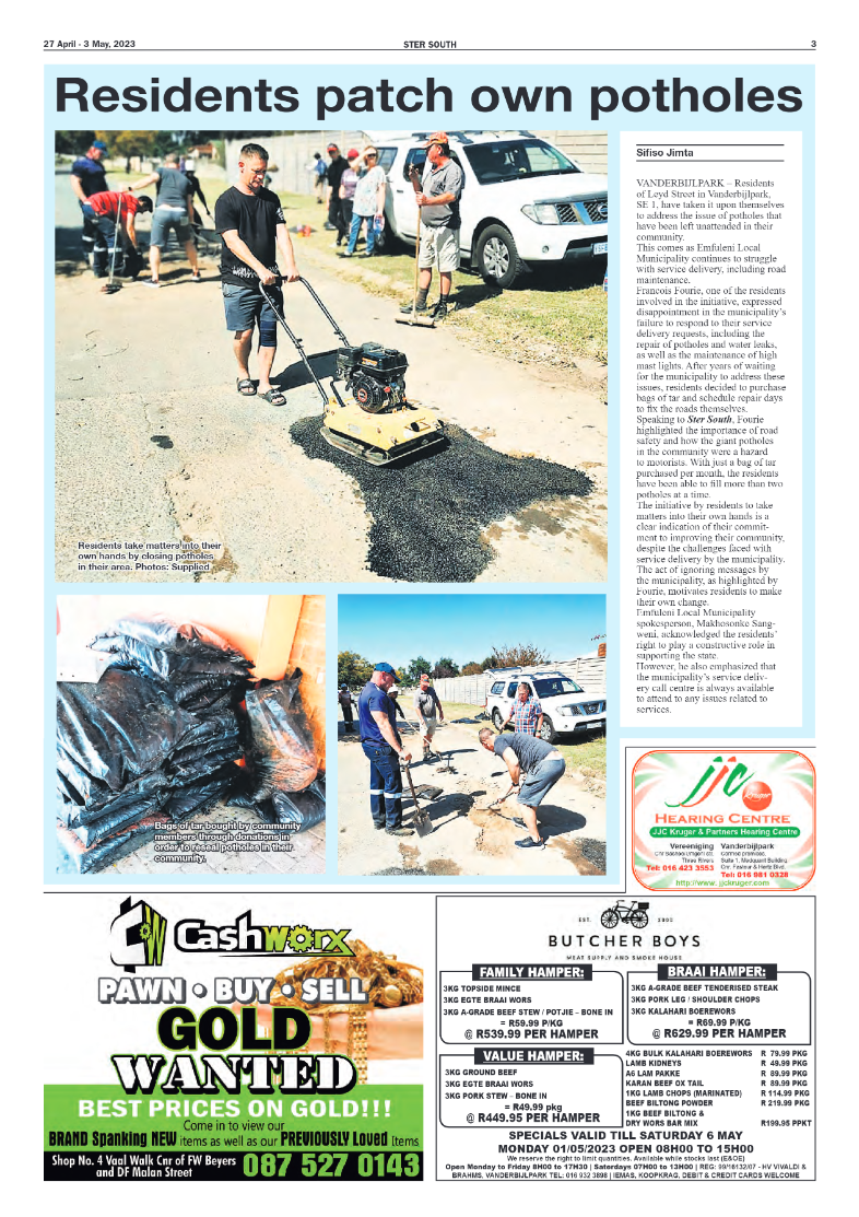 STER SOUTH 27 April – 3 May, 2023 page 3