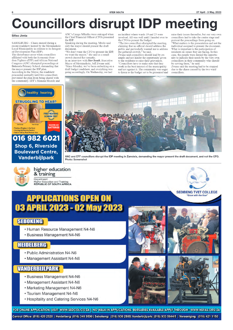 STER SOUTH 27 April – 3 May, 2023 page 6