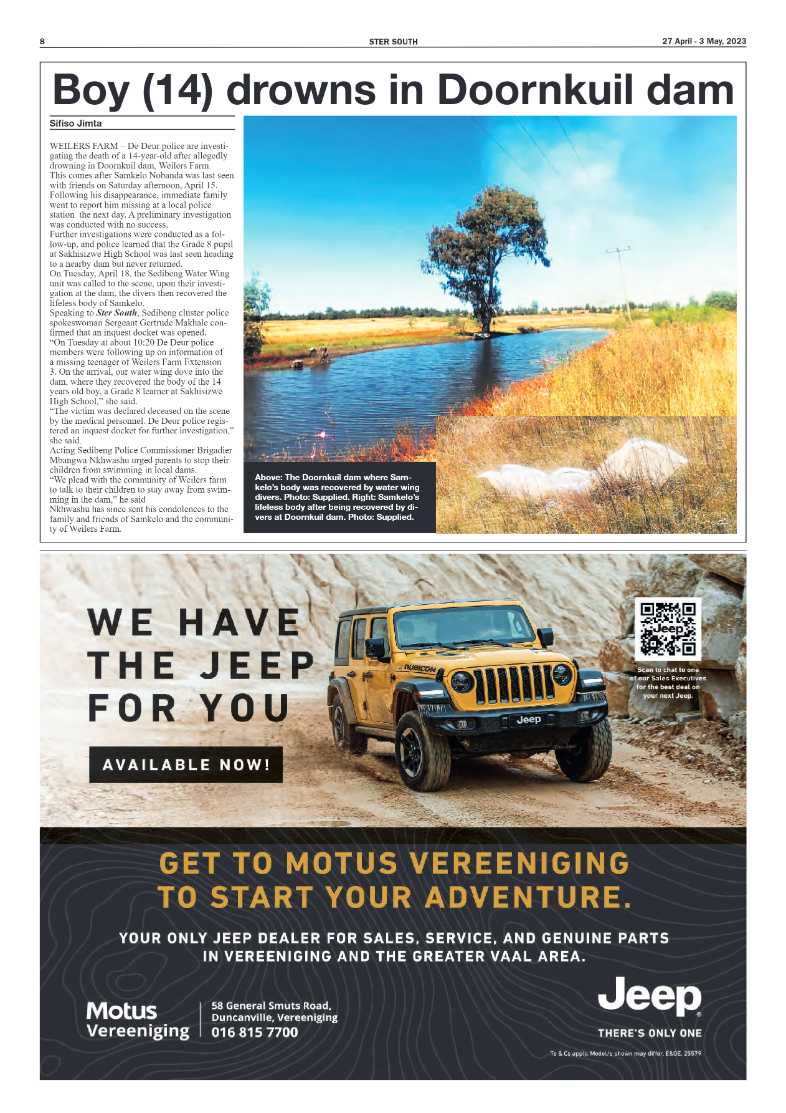 STER SOUTH 27 April – 3 May, 2023 page 8