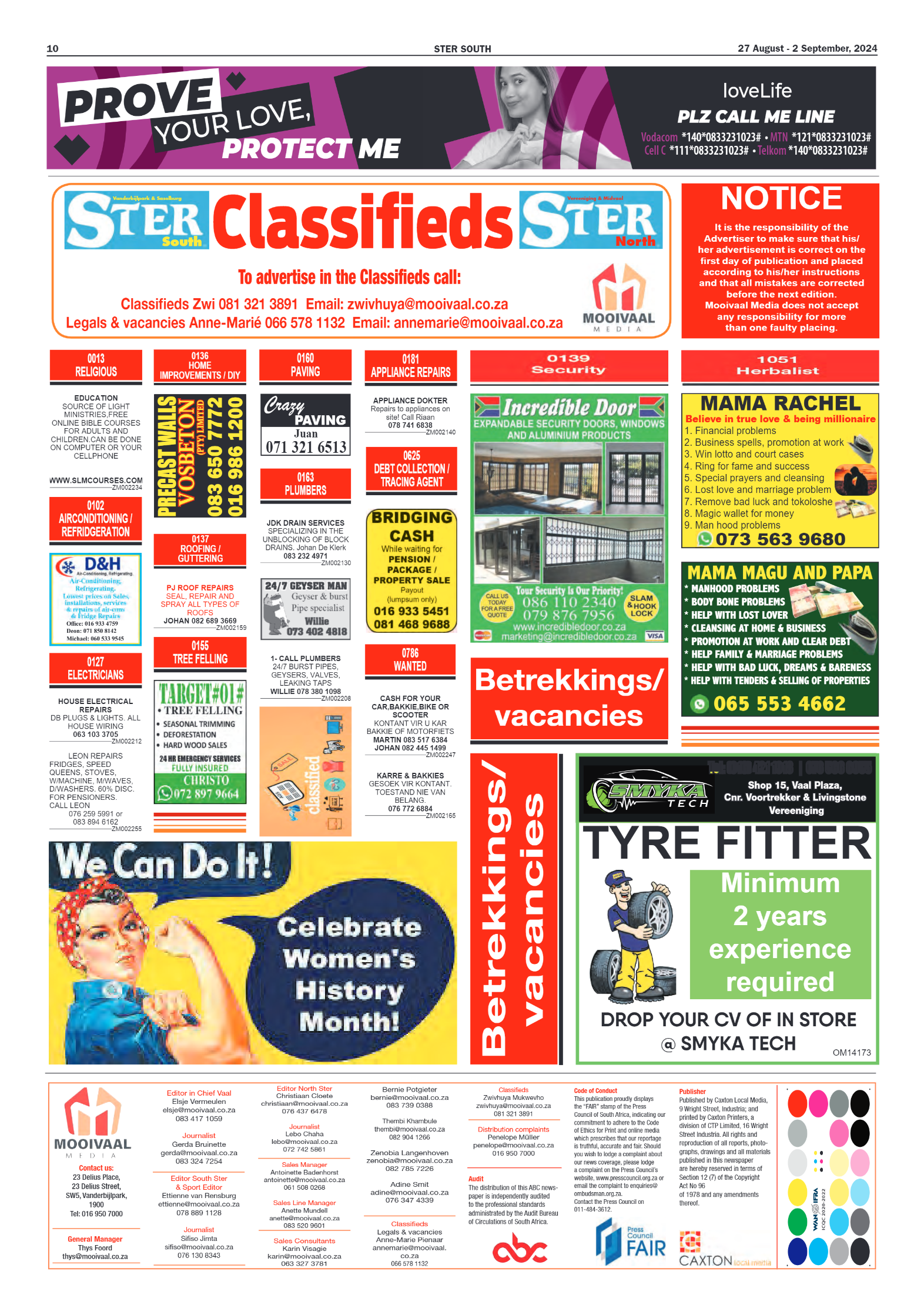 STER SOUTH 27 August – 2 September, 2024 page 10
