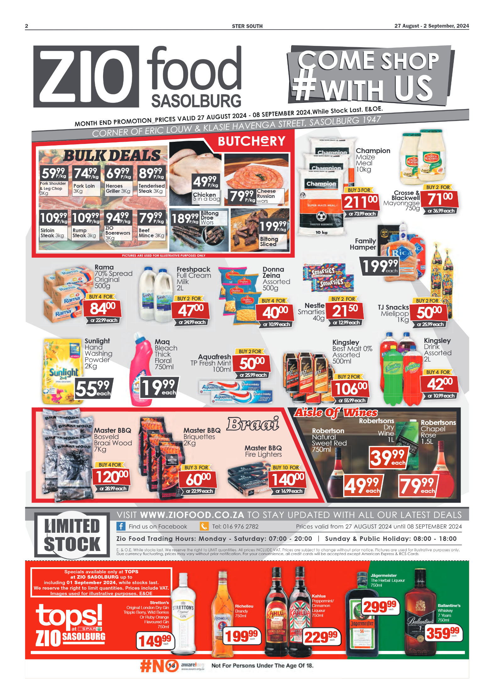 STER SOUTH 27 August – 2 September, 2024 page 2