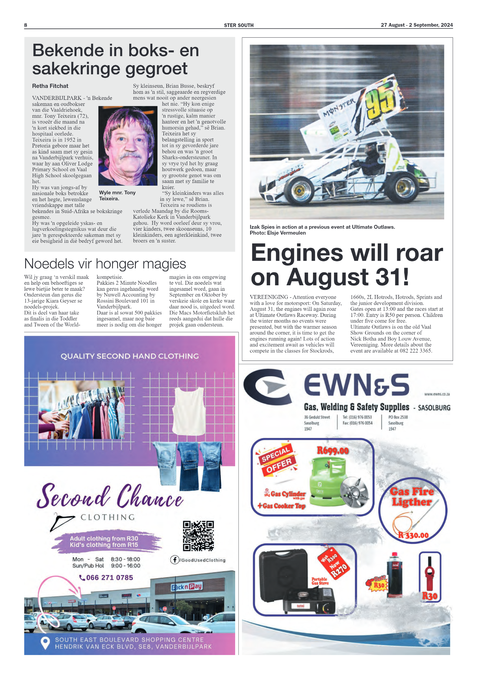 STER SOUTH 27 August – 2 September, 2024 page 8