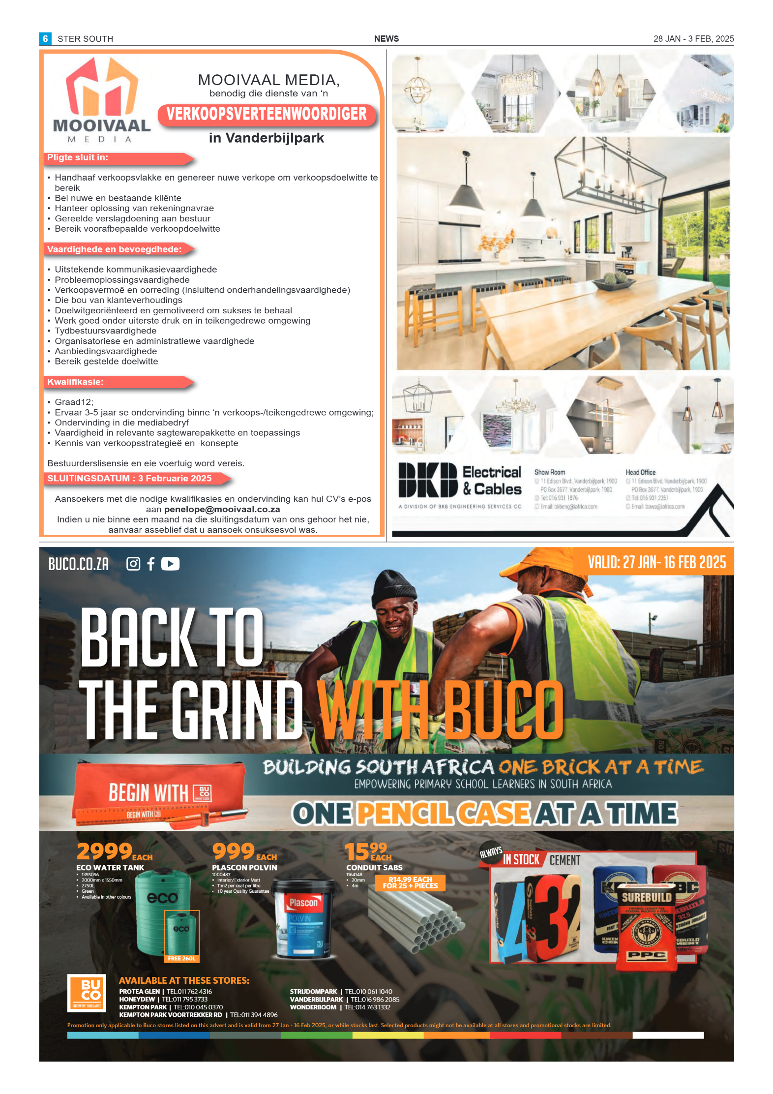 STER SOUTH 28 JAN – 3 FEB, 2025 page 6