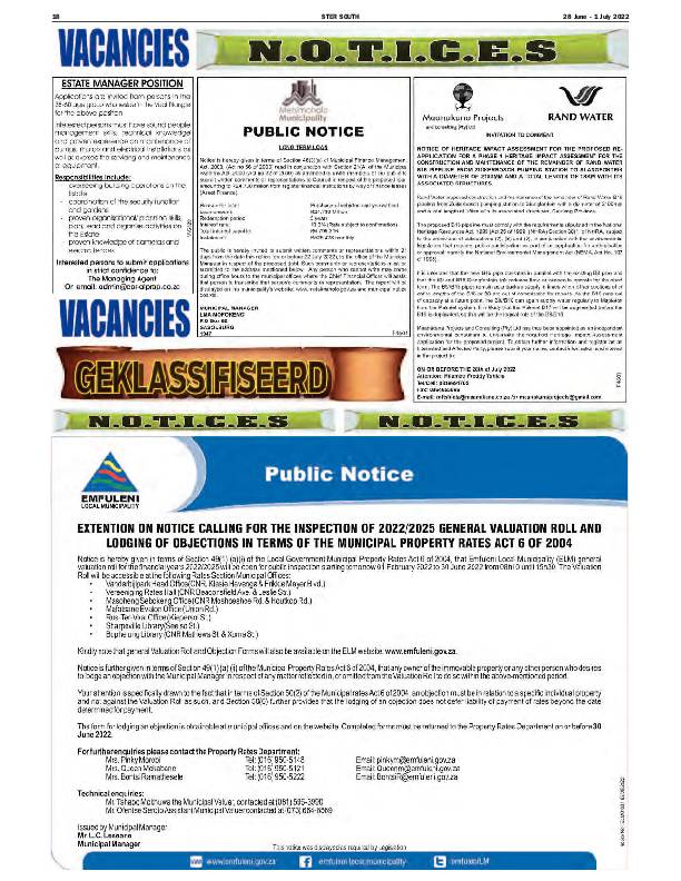 STER SOUTH 28 June – 1 July 2022 page 17