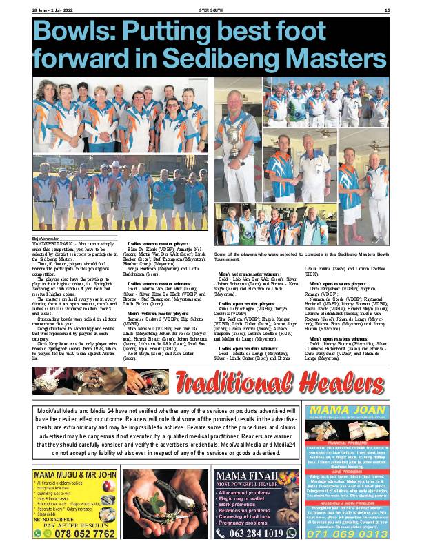 STER SOUTH 28 June – 1 July 2022 page 18