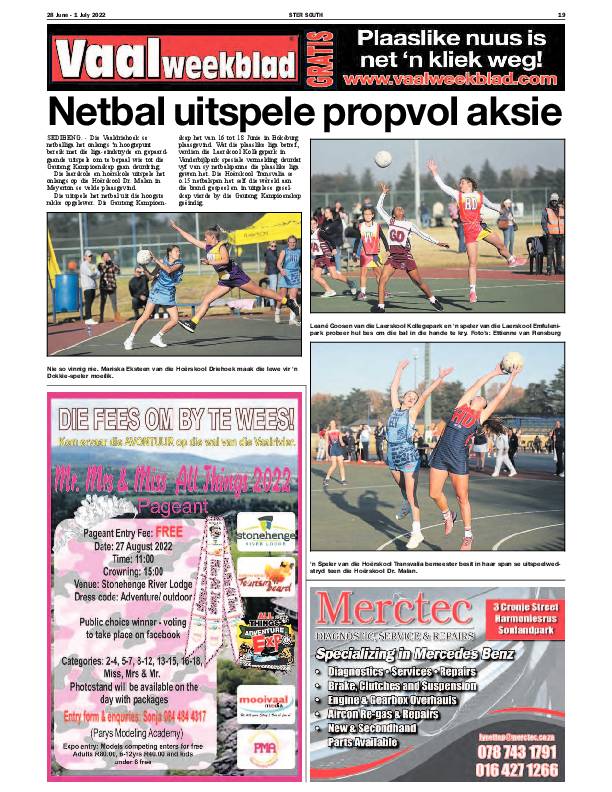 STER SOUTH 28 June – 1 July 2022 page 19