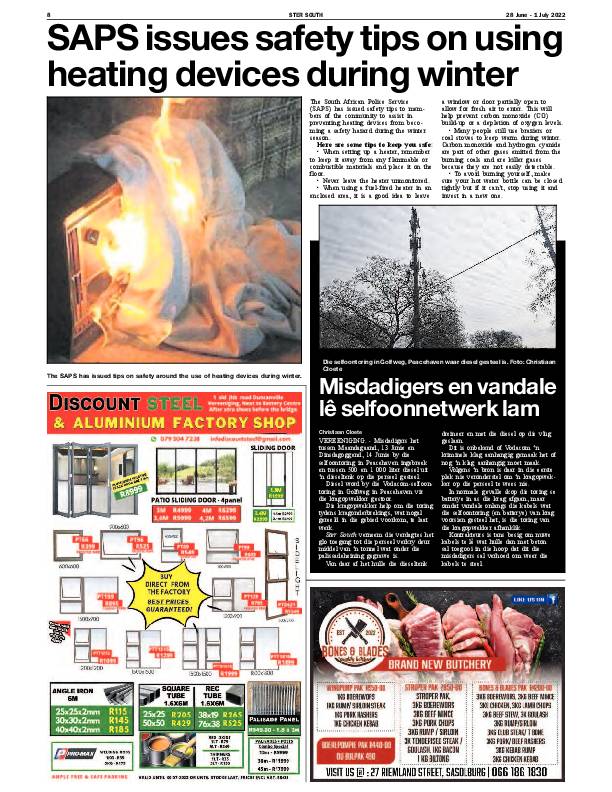 STER SOUTH 28 June – 1 July 2022 page 8