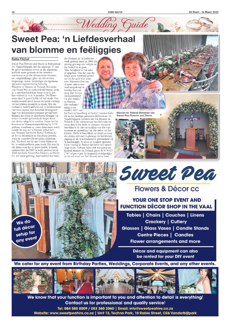 STER SOUTH 28 Maart – 31 Maart 2023 page 15